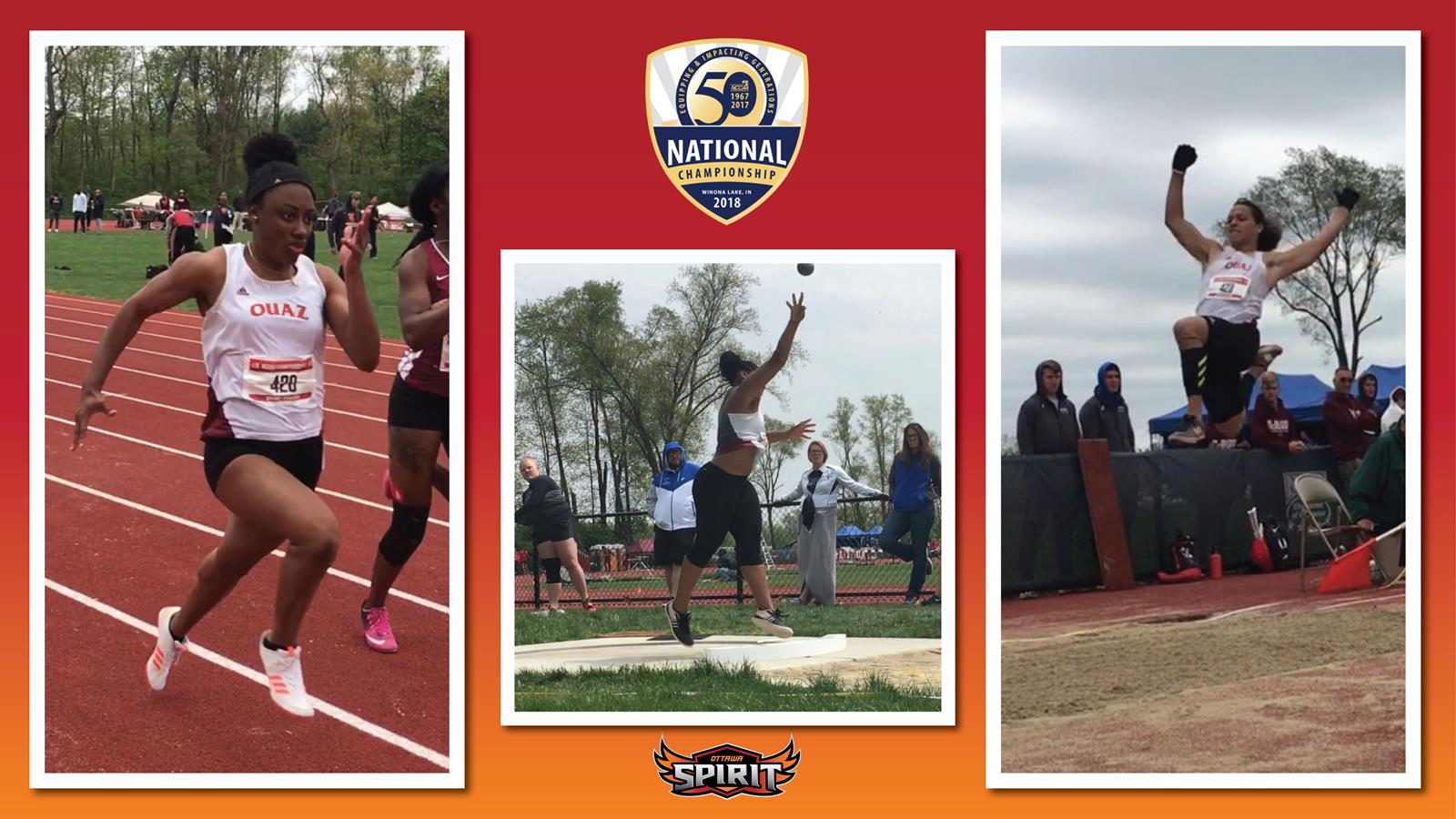OUAZ TF at NCCAA Championships Day Two