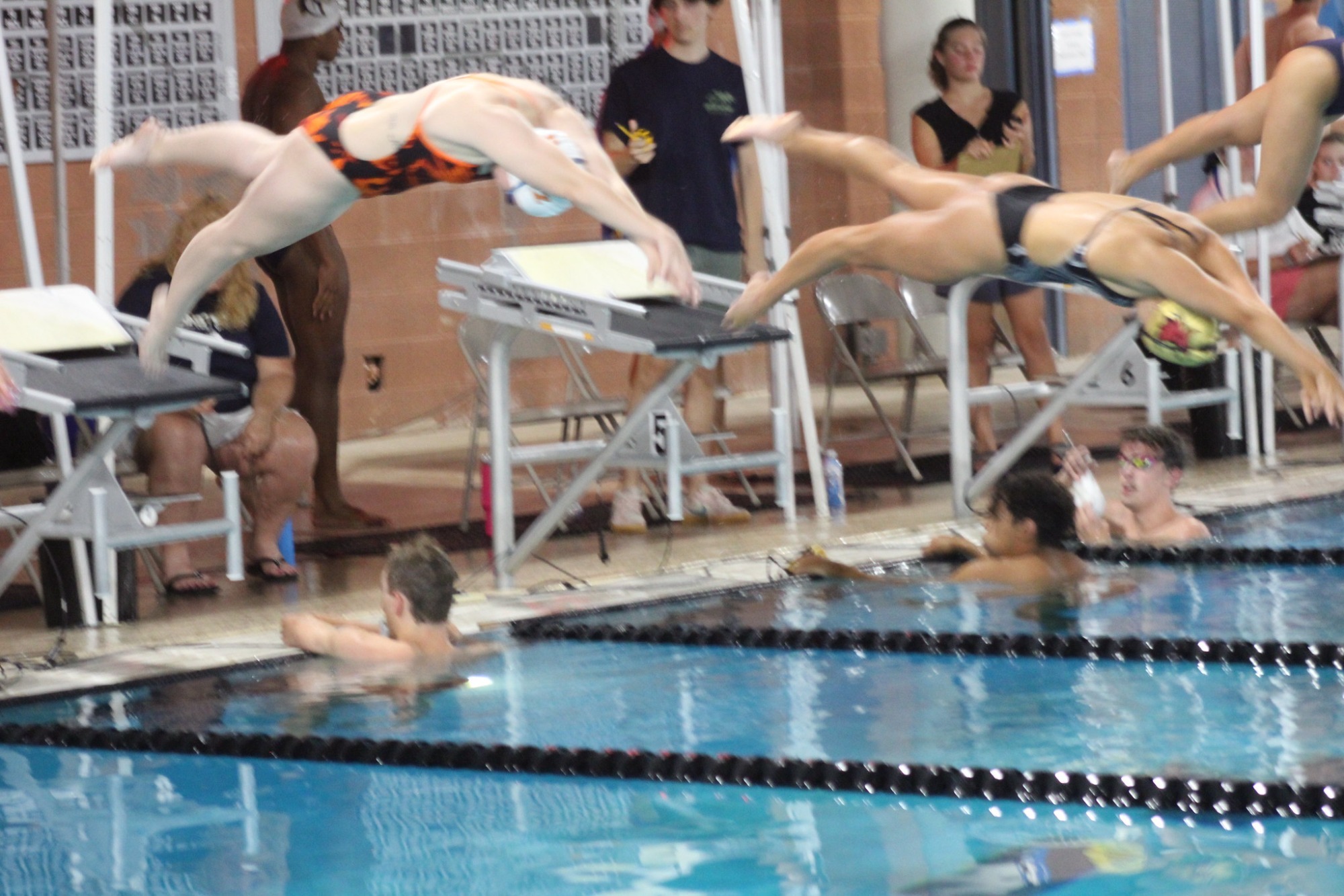 Kayden Brendel starting a race against ACU.