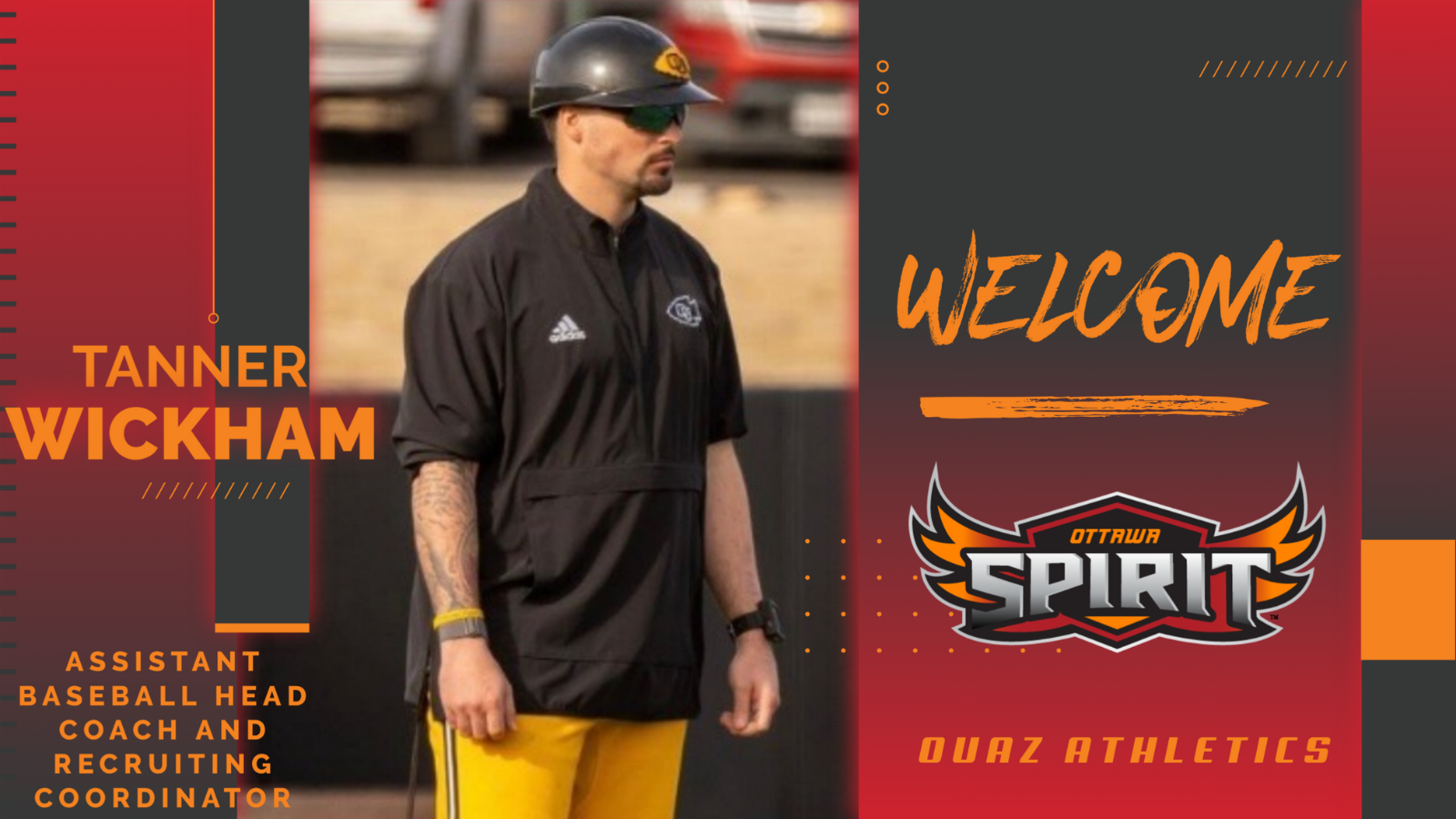 Welcome Coach Tanner Wickham