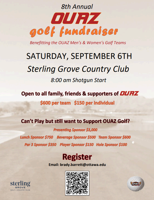 8th Annual Golf Fundraiser Flyer