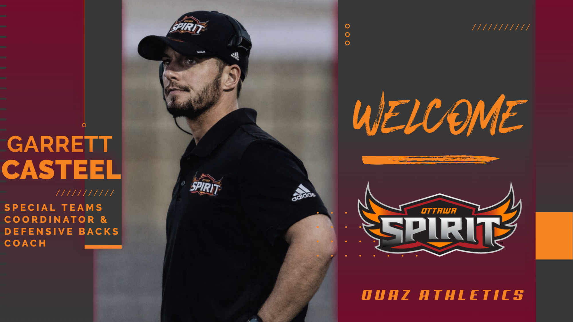 Welcome Coach Casteel