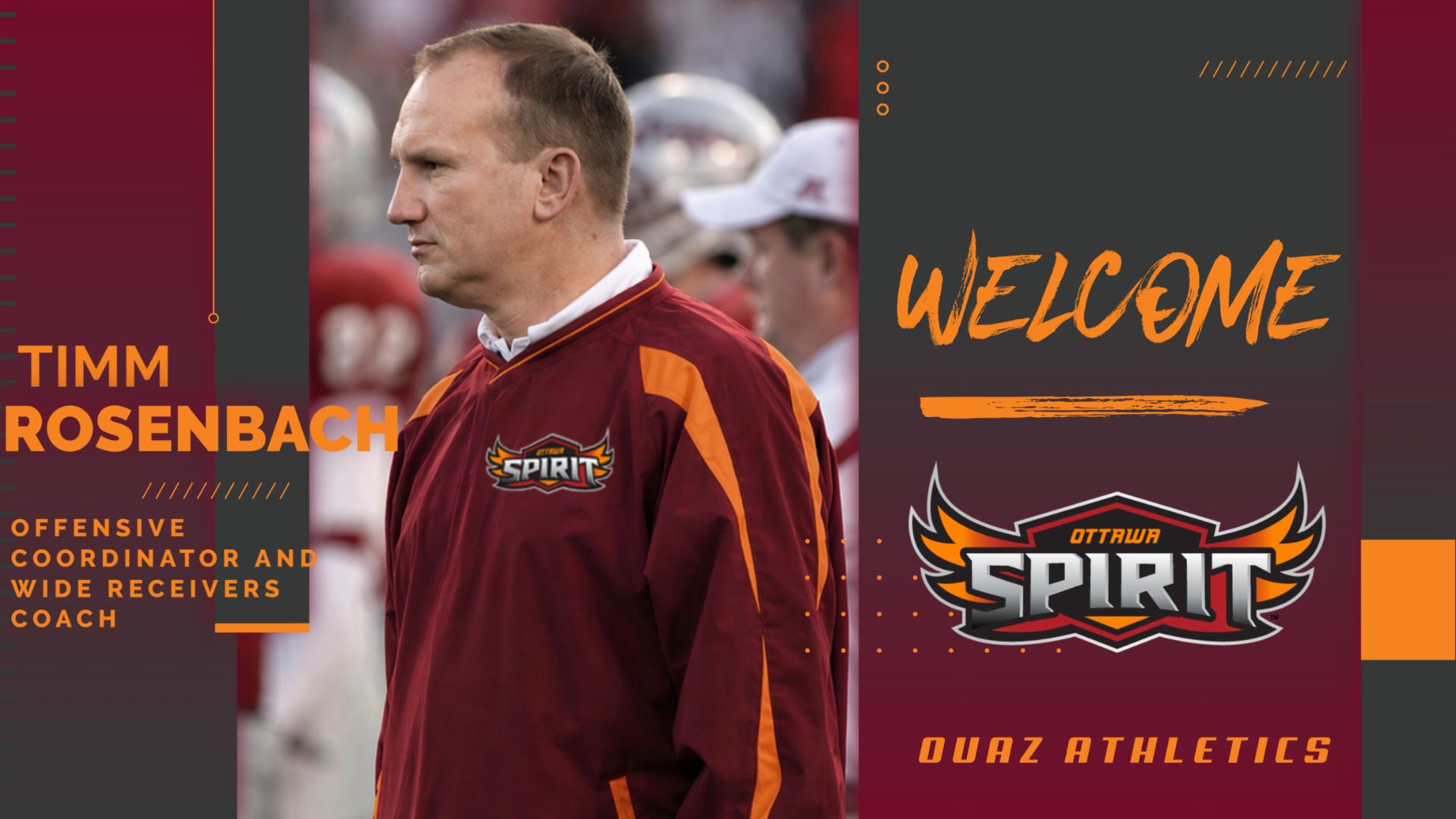 Welcome Coach Rosenbach