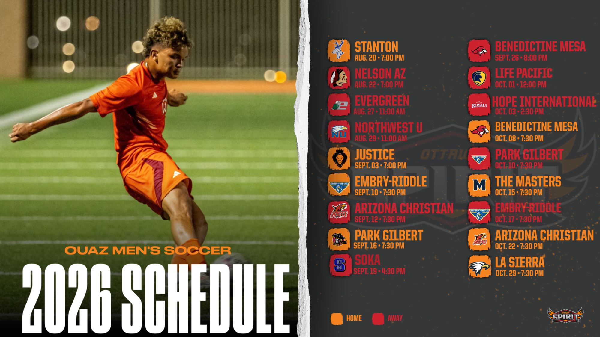  2026 MSOC Schedule Release