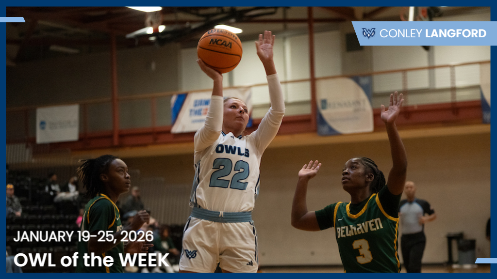 Conley Langford is the Owl of the Week for January 19-25, 2026.