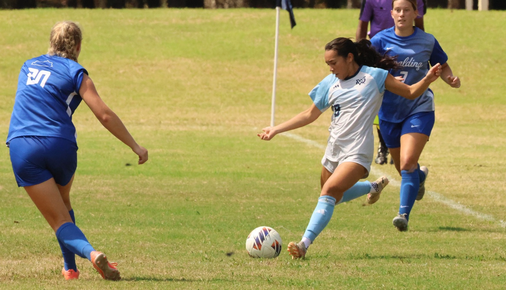 Alison Ragoyta delivers a shot