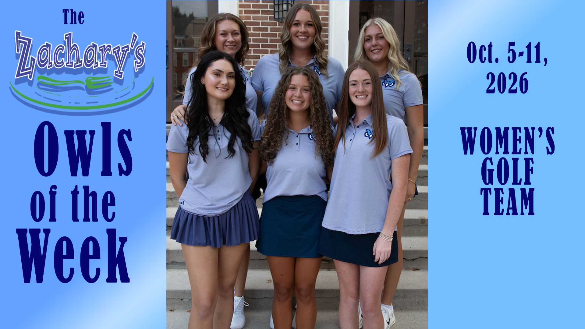 Owls of the Week - women's golf