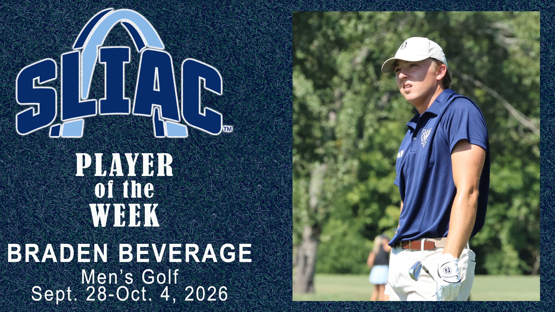 Braden Beverage SLIAC Golfer of the Week is pictured