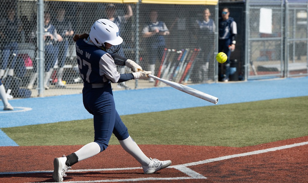 Madison York at bat versus Sewanee