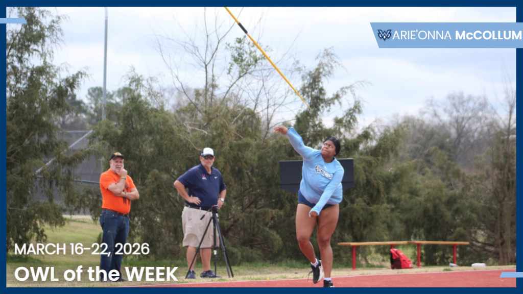 Owl of the Week for March 16-22 is Arie'Onna McCollum