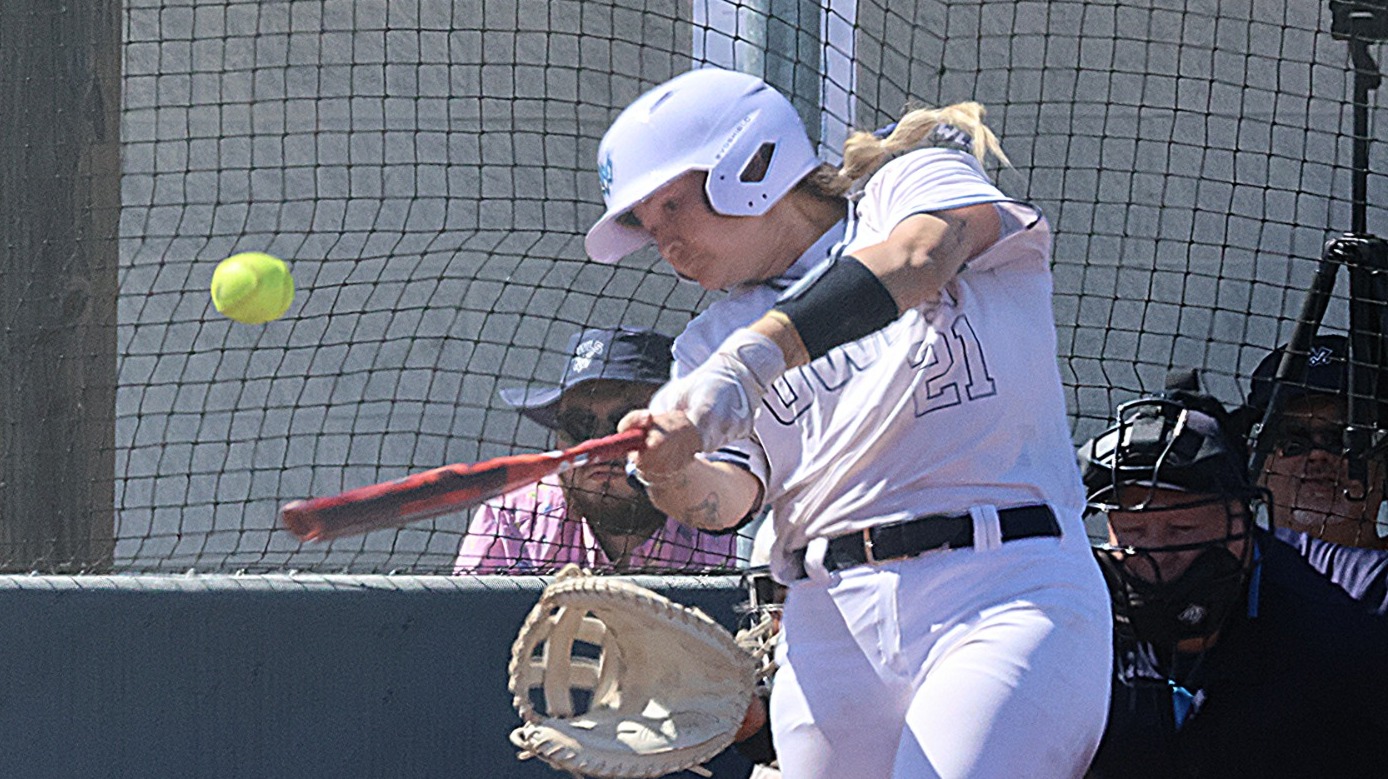 MC Brown drives a home run