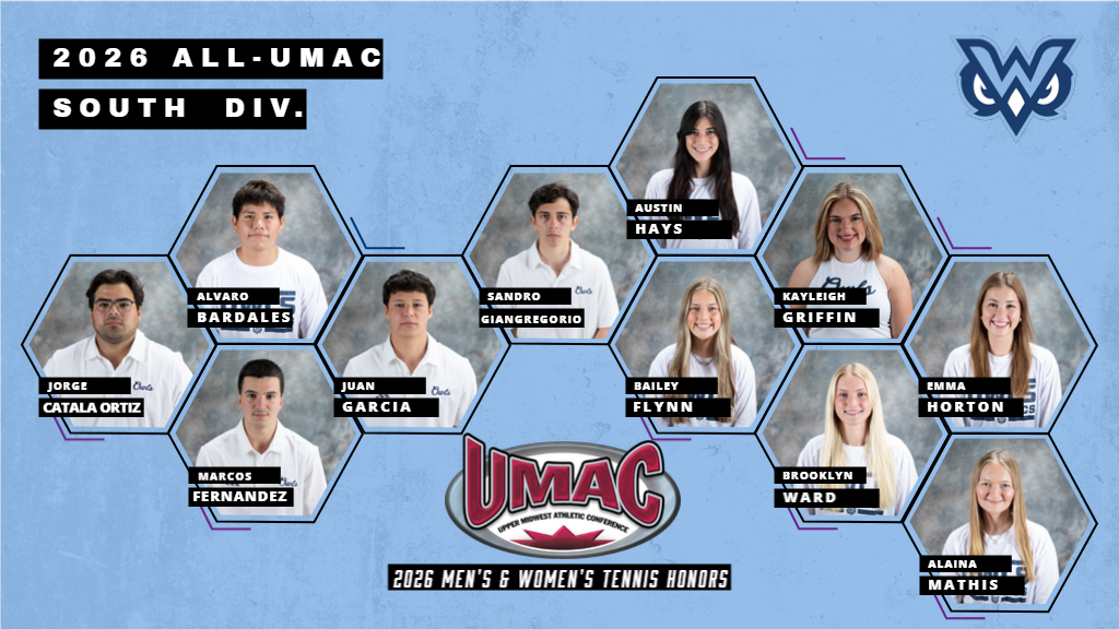 Headshots of 11 tennis award winners: 5 male and 6 female
