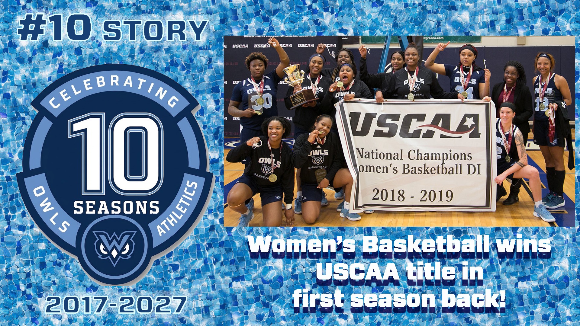 The 2018-19 women's basketball team