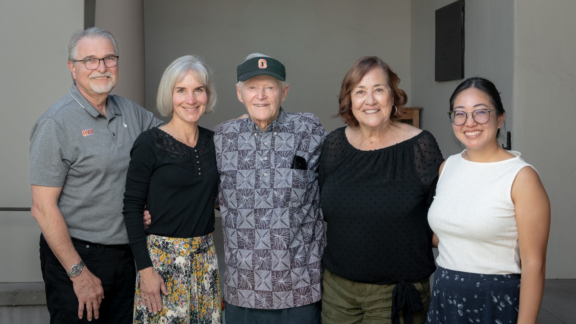 From left to right (Reiner Kolodinski, Rebecca Kopchik Carcamo, Murray Via, Olivia Sabins, Jacqueline Shimamoto)