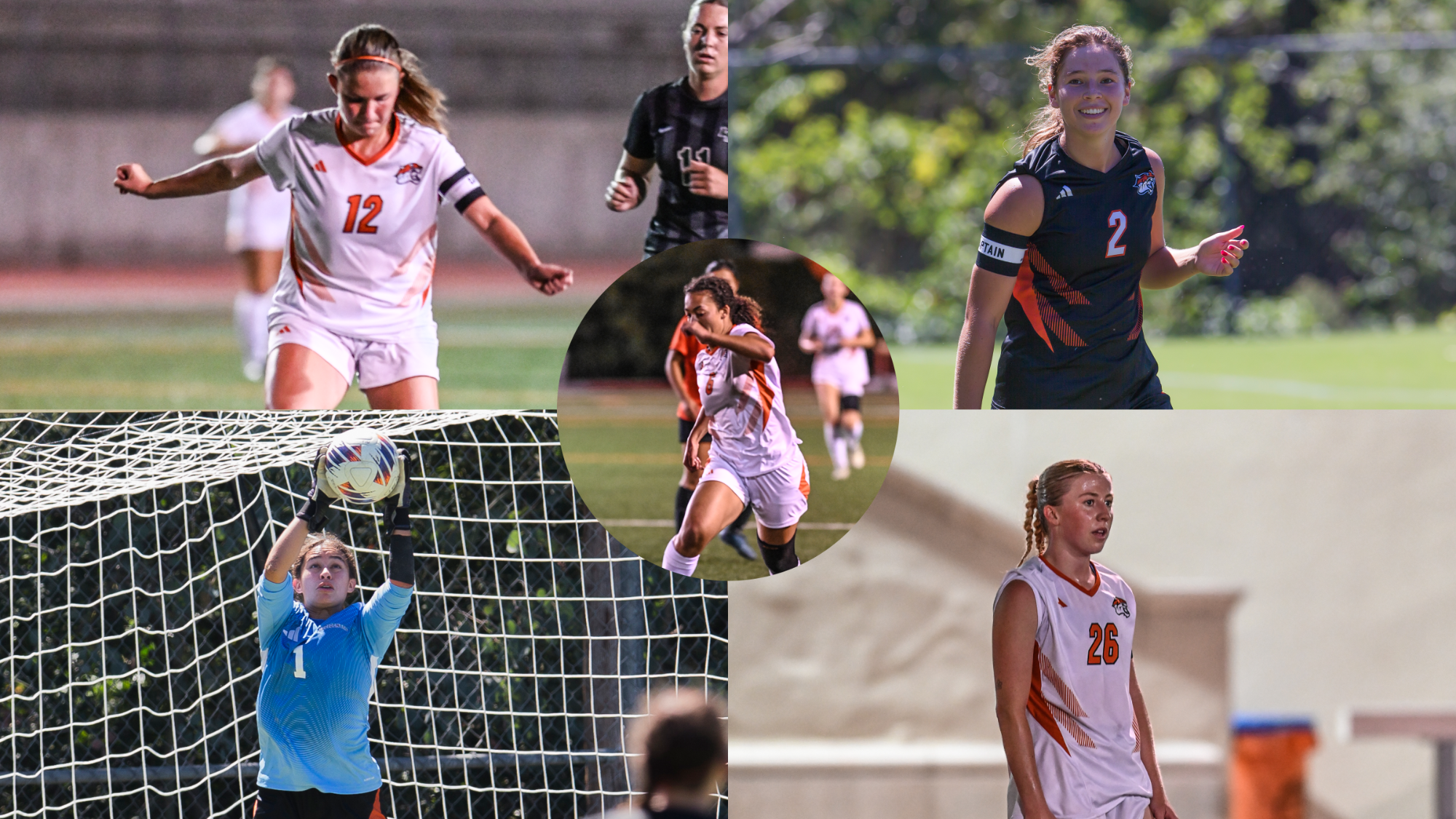 All five award recipients, Mia Steadman (top left), Haley Jacobson (top right), Logan Morris (middle), Melanie Rodriguez (bottom left), Kylie Jones (bottom right)