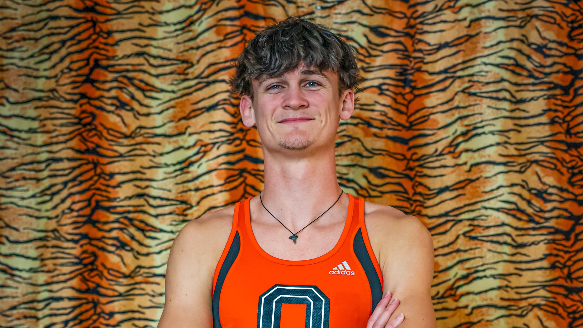 Emerson Ames at media day, 2026