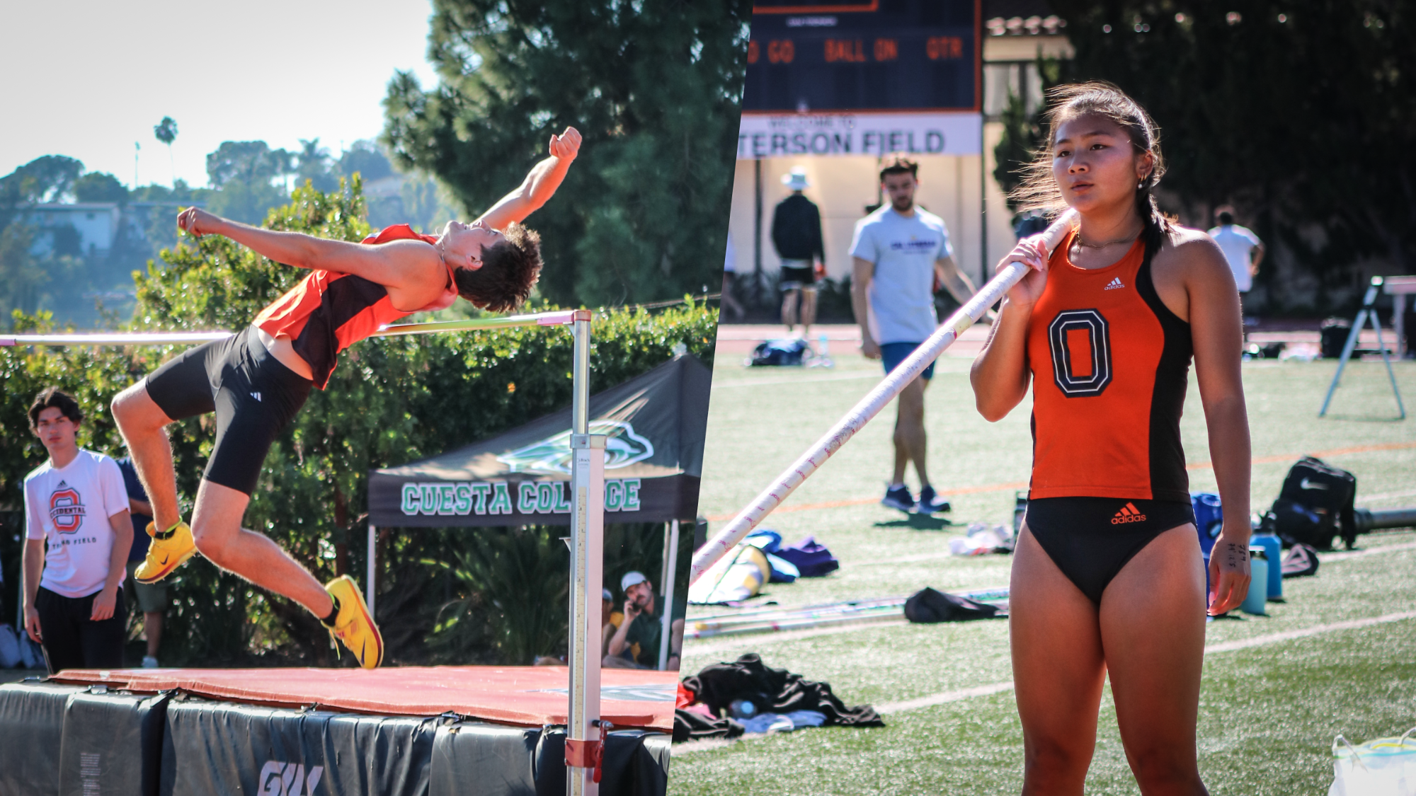 Sy Coles left and Zoey Hrabe right