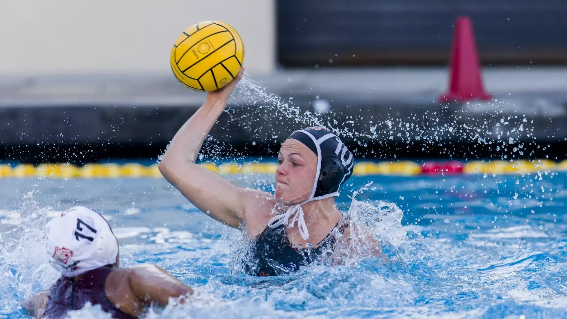 Jillian Carlson looks to score a goal
