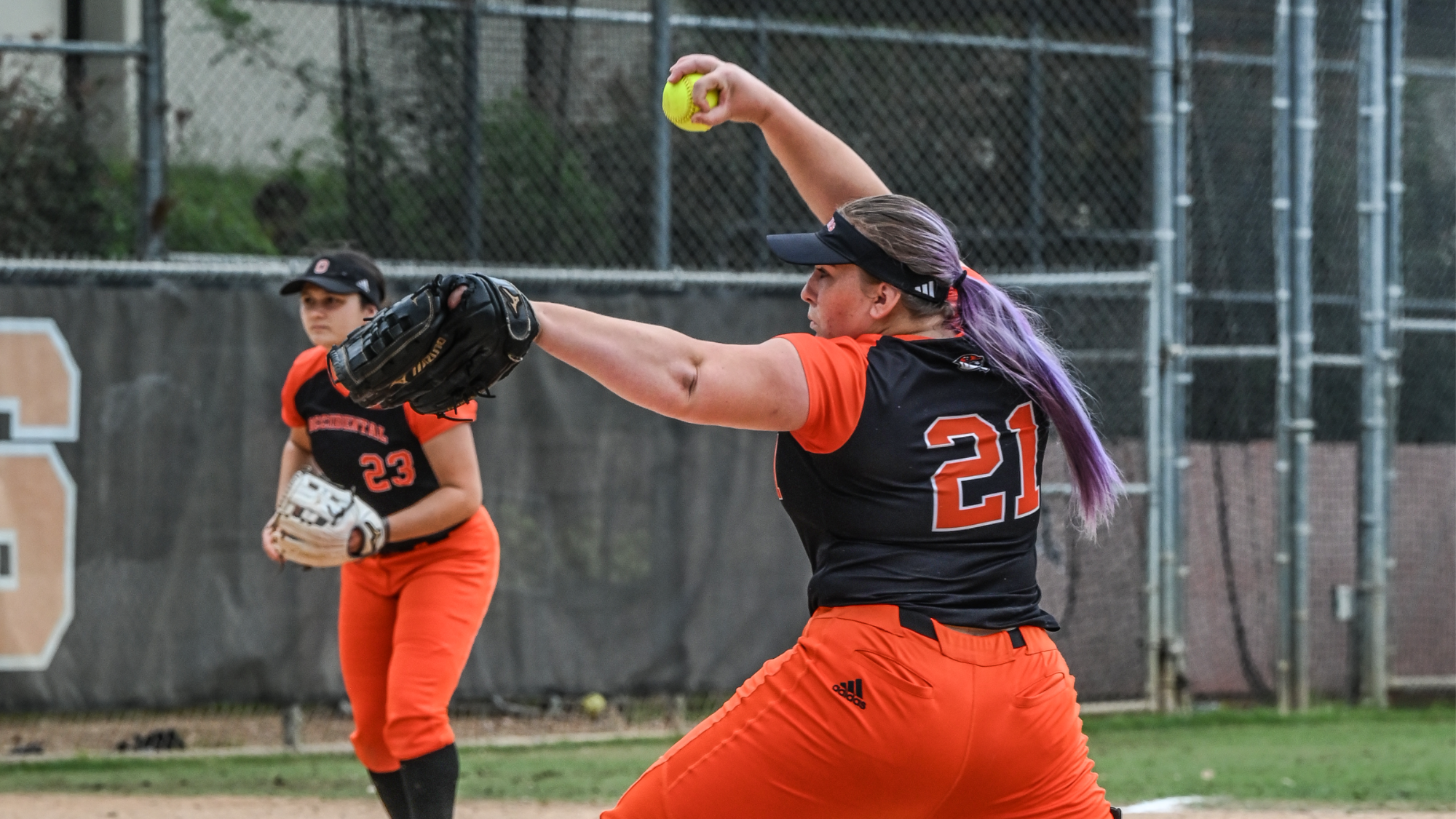 Sam Alfaro delivers a pitch to the plate
