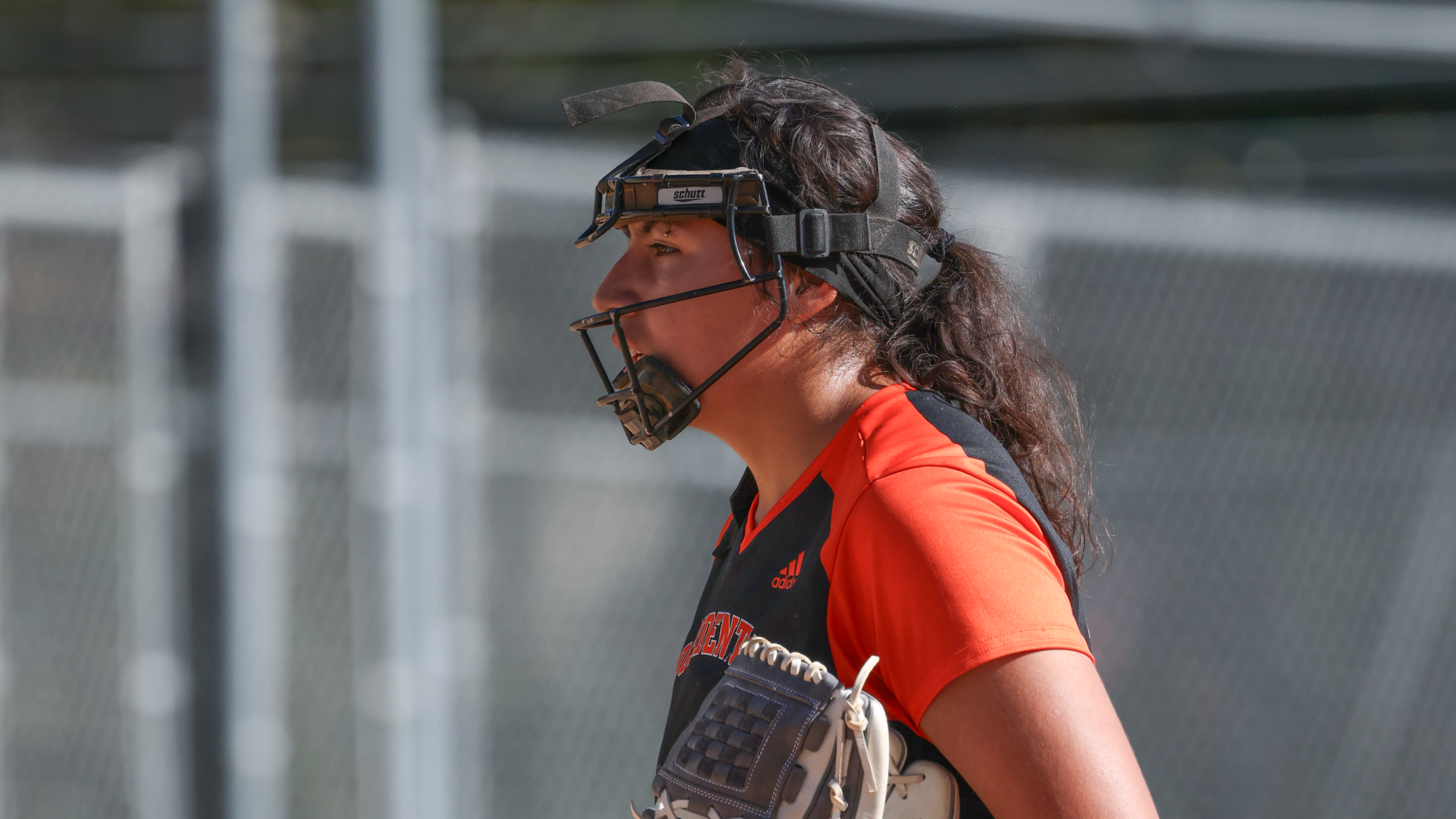 jacey lindsay looks on to pitch
