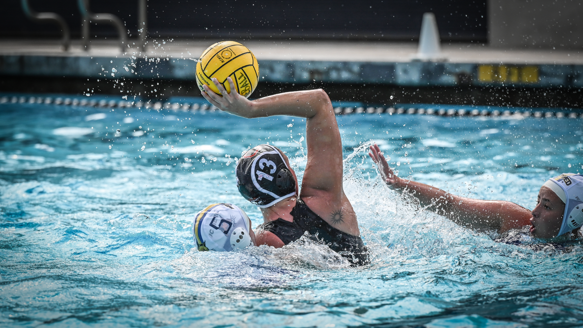 Lucy Worden shoots the ball