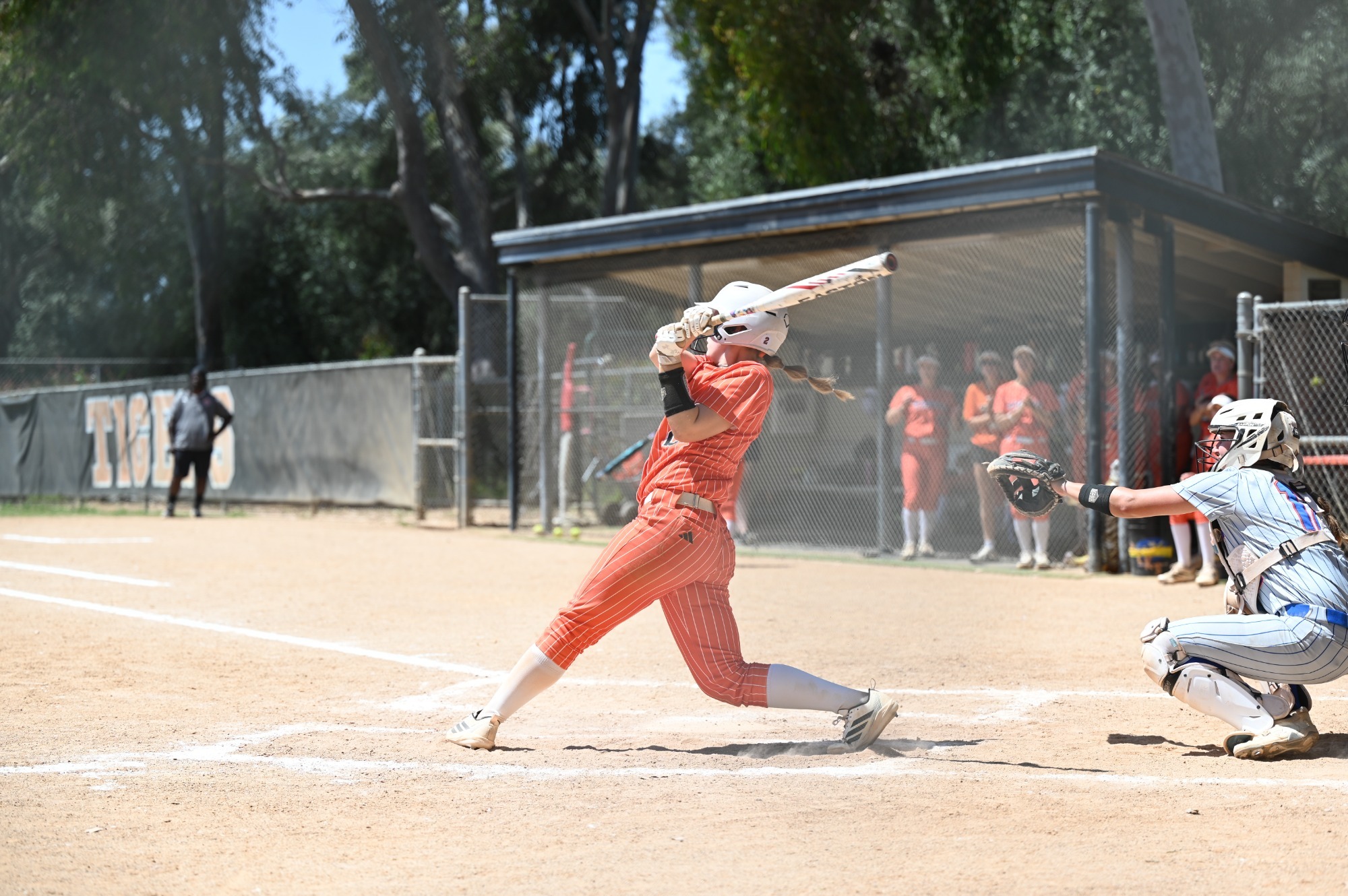 Alysha Wagner takes a swing