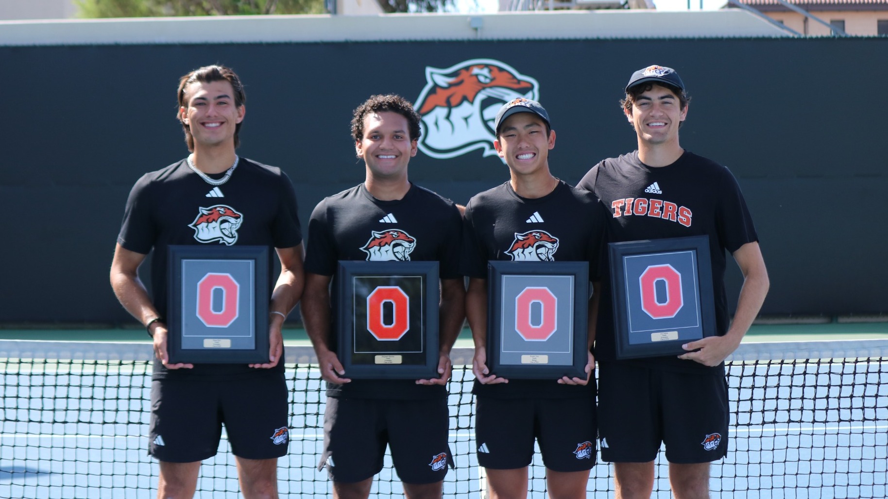 From left to right, Mason Hart, Benjamin Burrows, Ronald Chen and Ace Andres