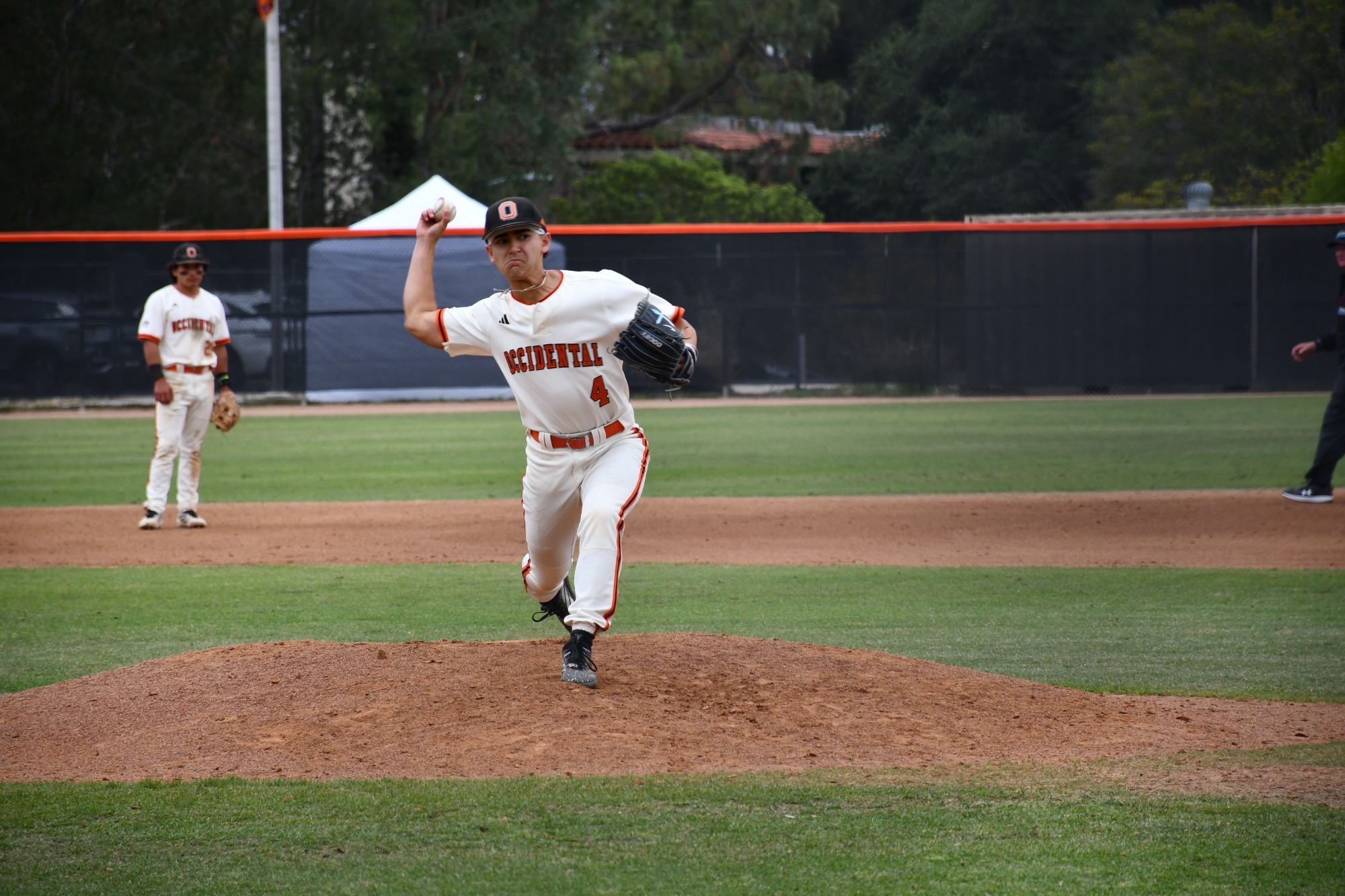 Nate Goodman delivers a pitch
