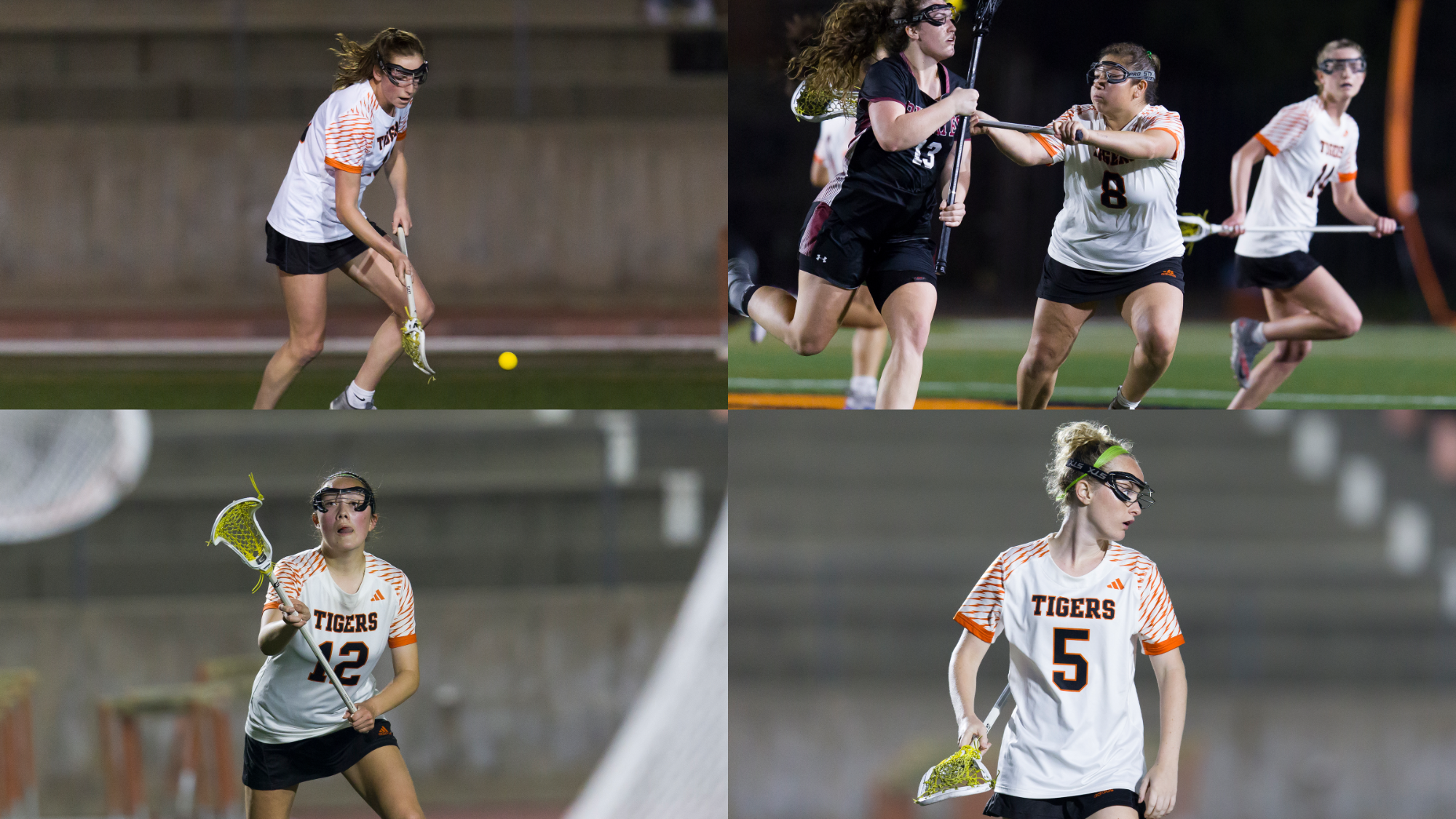 From top left to bottom right, Maeve Moylan, Olivia Okamoto, Evie Kim and Ellie Einstein