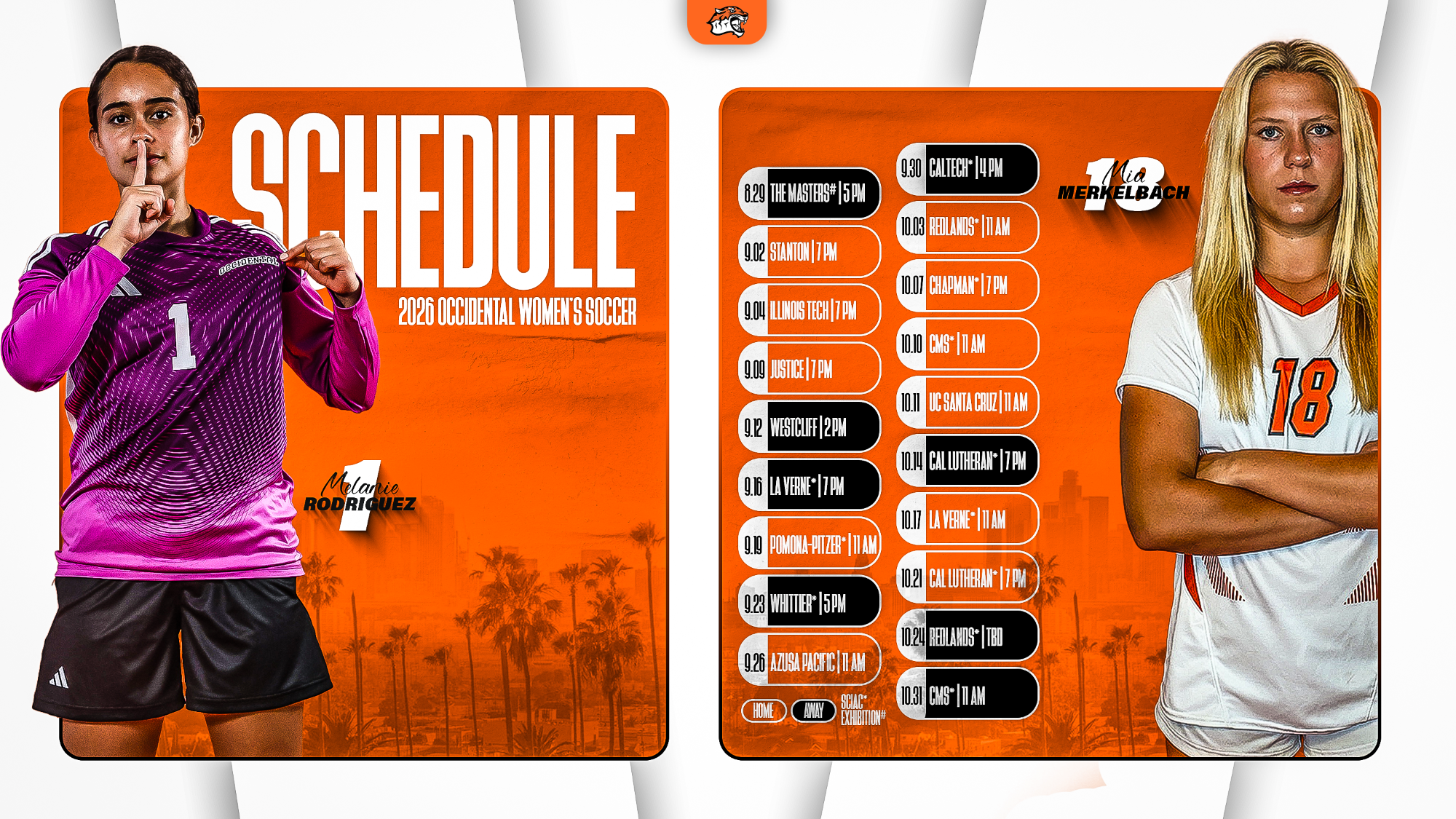 2026 Women's Soccer Schedule
