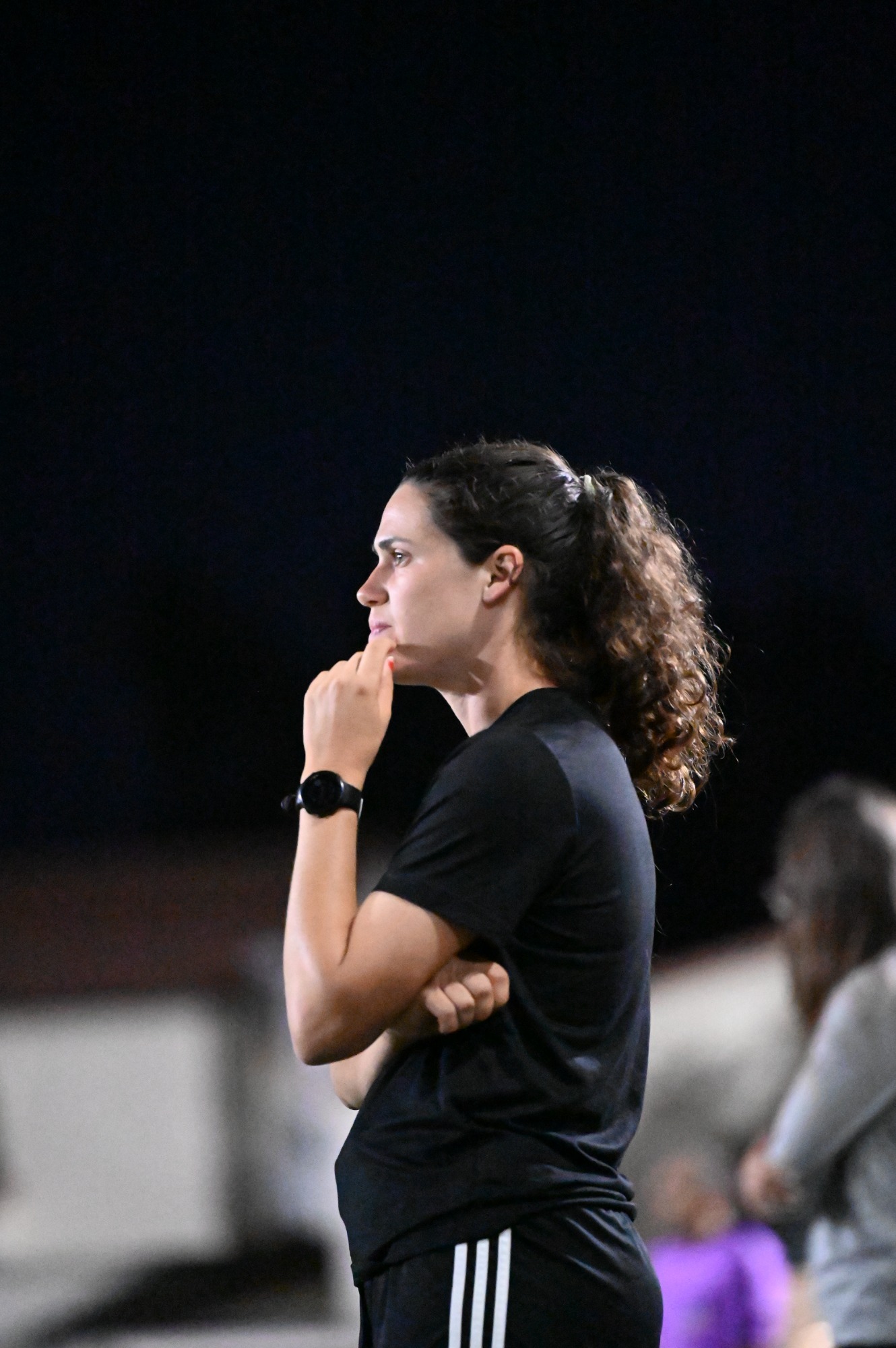 Coach Lydia Mitchell Sideline