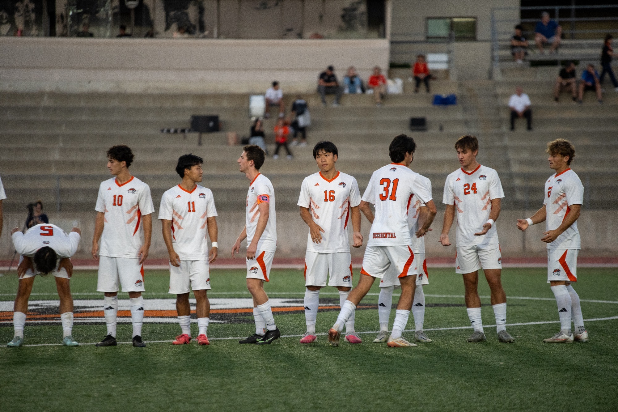 Men's soccer lineup intros