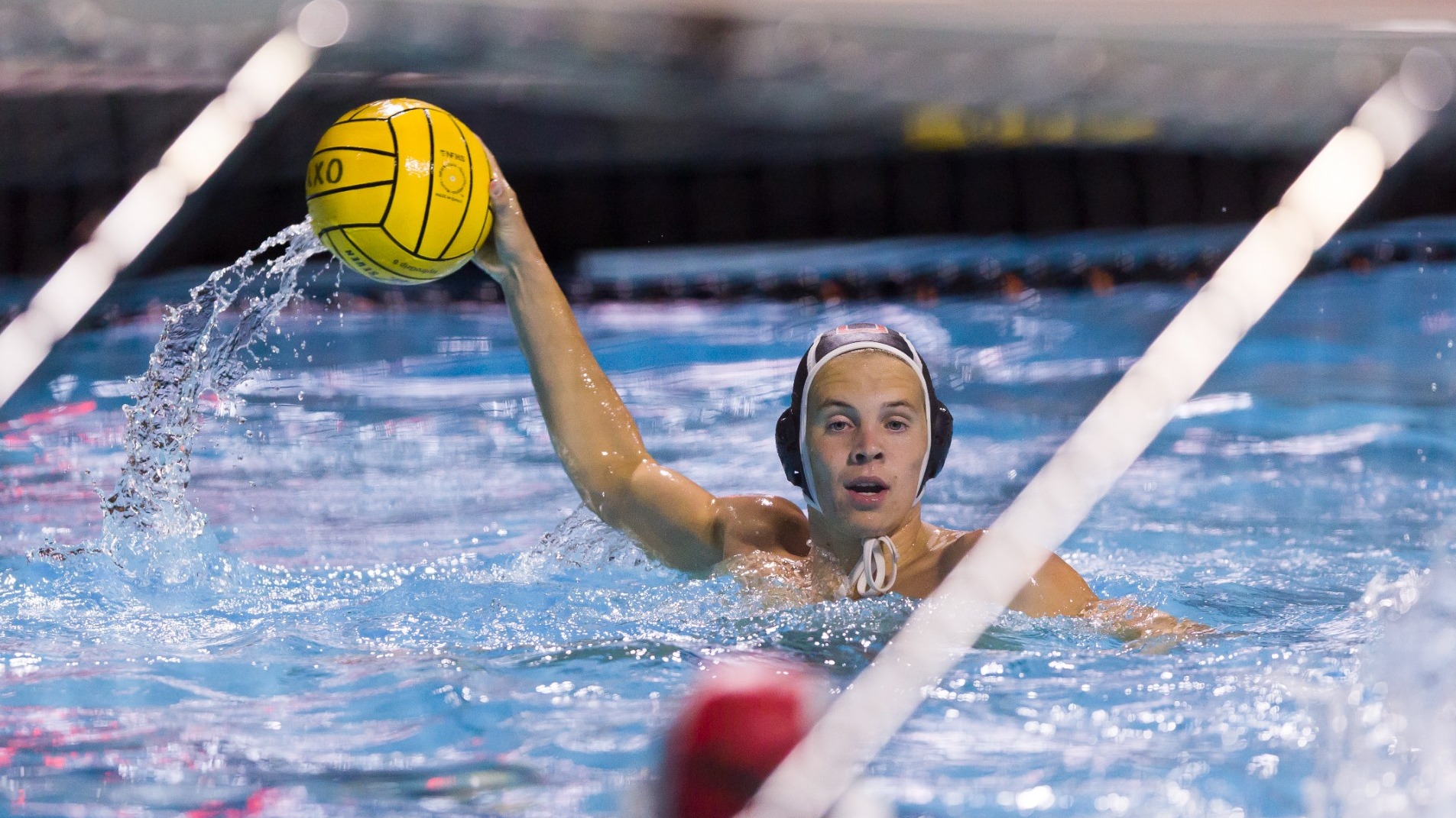 Lars Schubert looks to take a shot