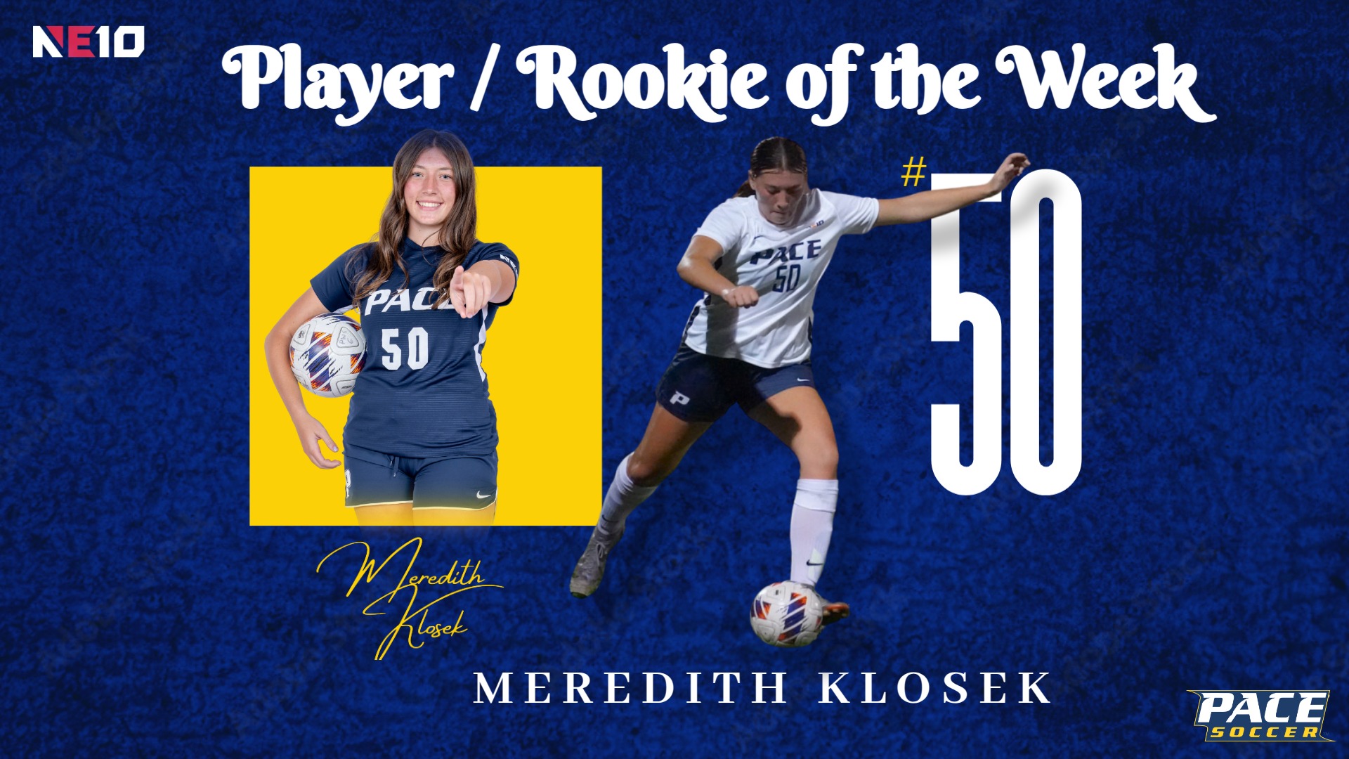 Meredith Klosek Player of the week WSOC 25