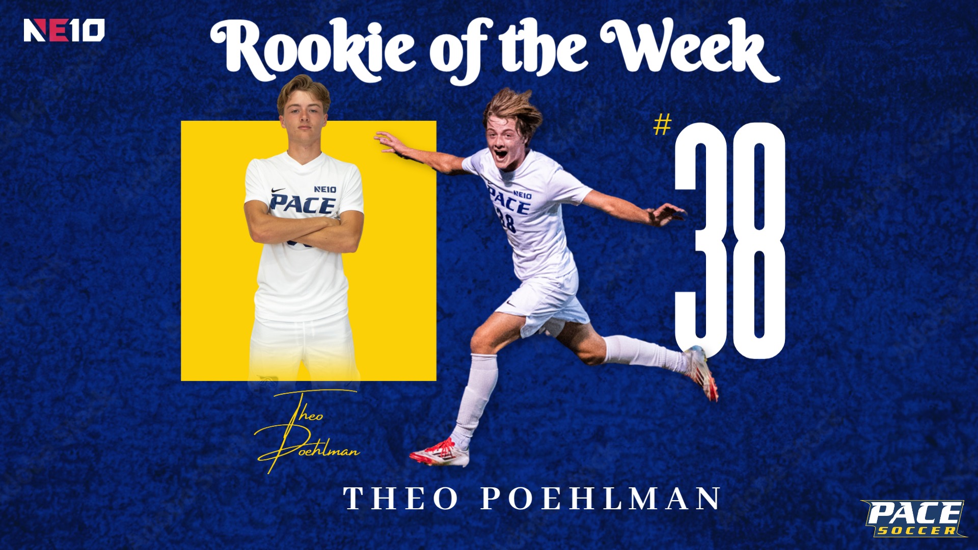 Theo Poehlman Rookie of the Week MSOC 25 
