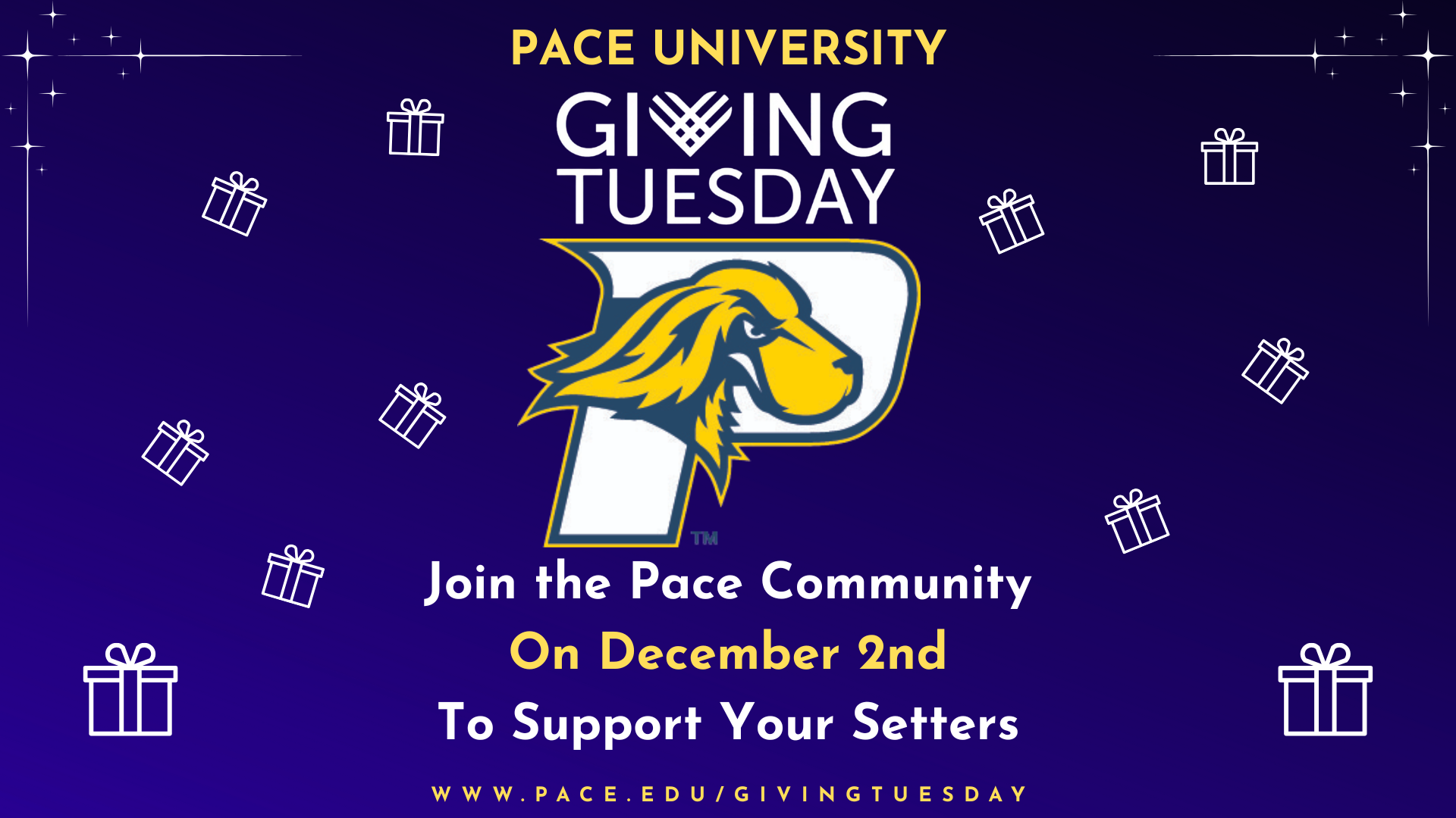 2025 Pace Athletics Giving Tuesday Graphic
