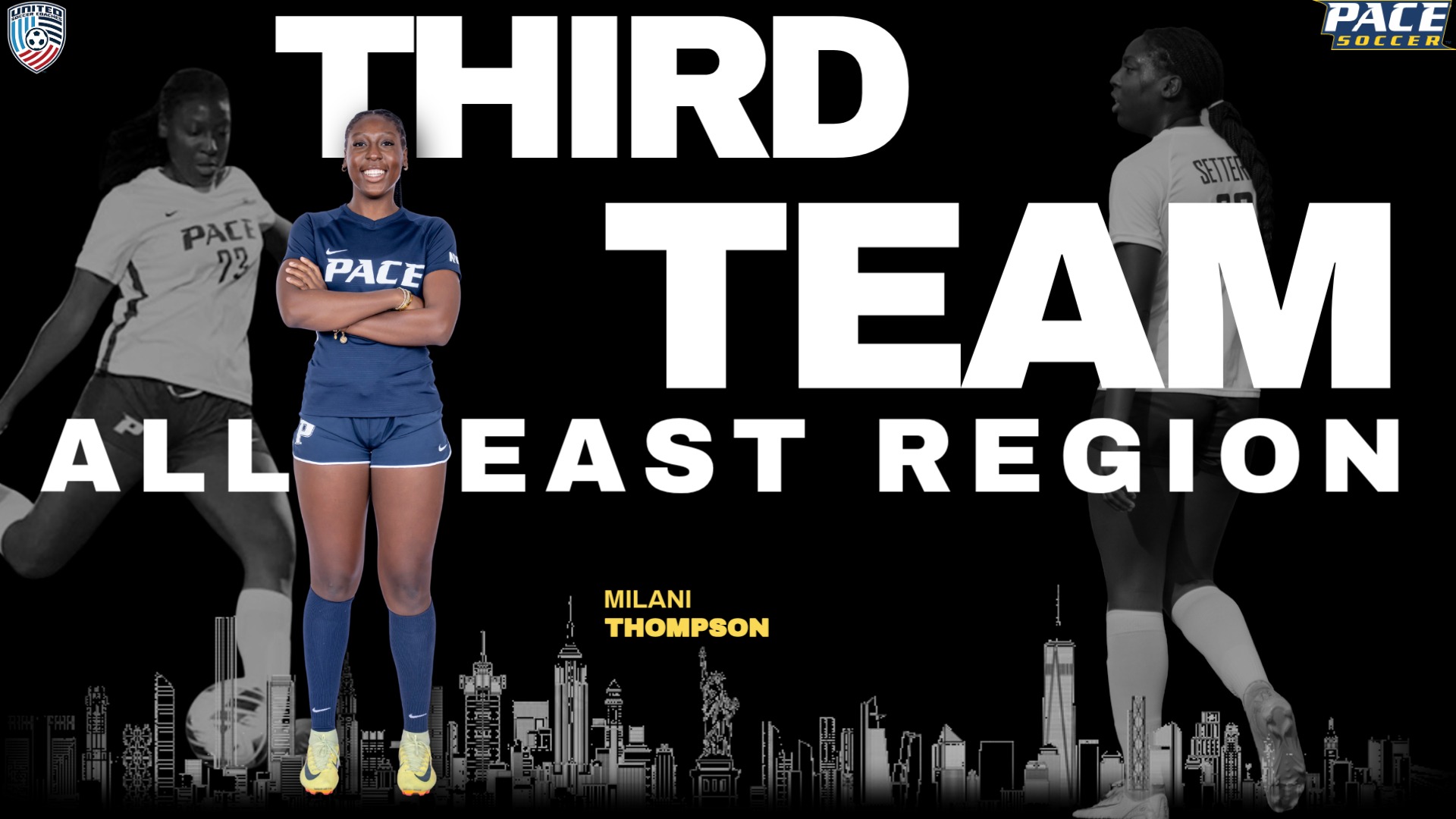 Milani Thompson Third team all east region