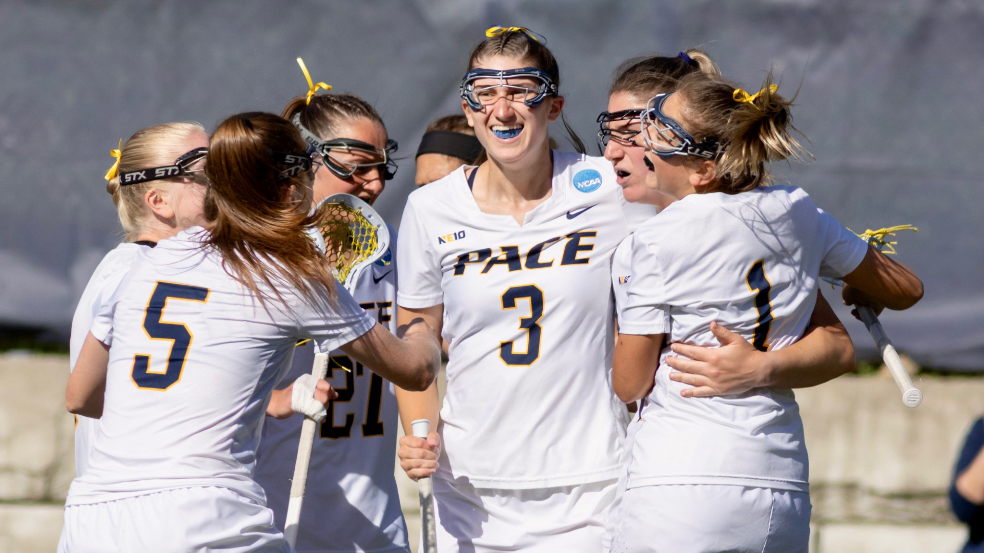Nawrocki Huddle Celebration v. Dominican - NCAA Tourney (5/10/25)