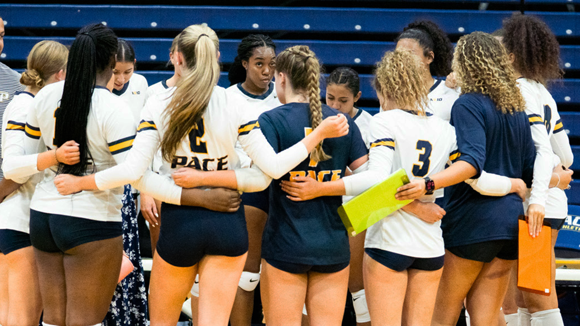 2025 Volleyball Team Huddle