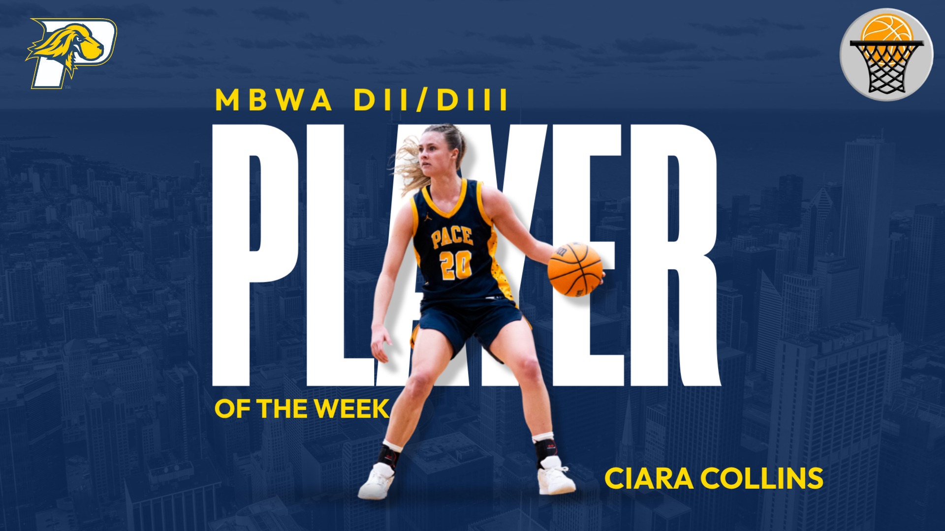 Ciara Collins 2025-26 WBB MWBA Player of the Week (1/20/26)