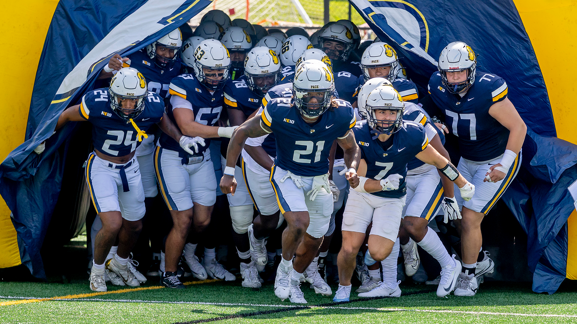 2026 Pace Football Tunnel Action Shot