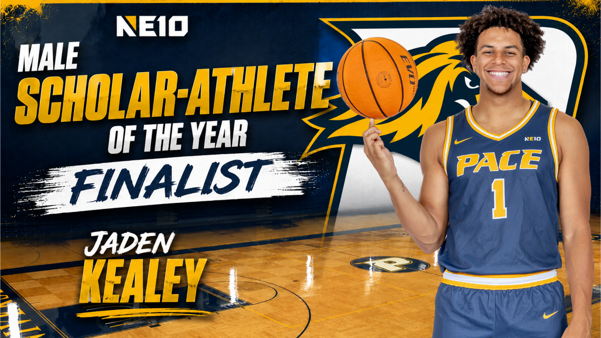 Jaden Kealey Male scholar athlete of the year