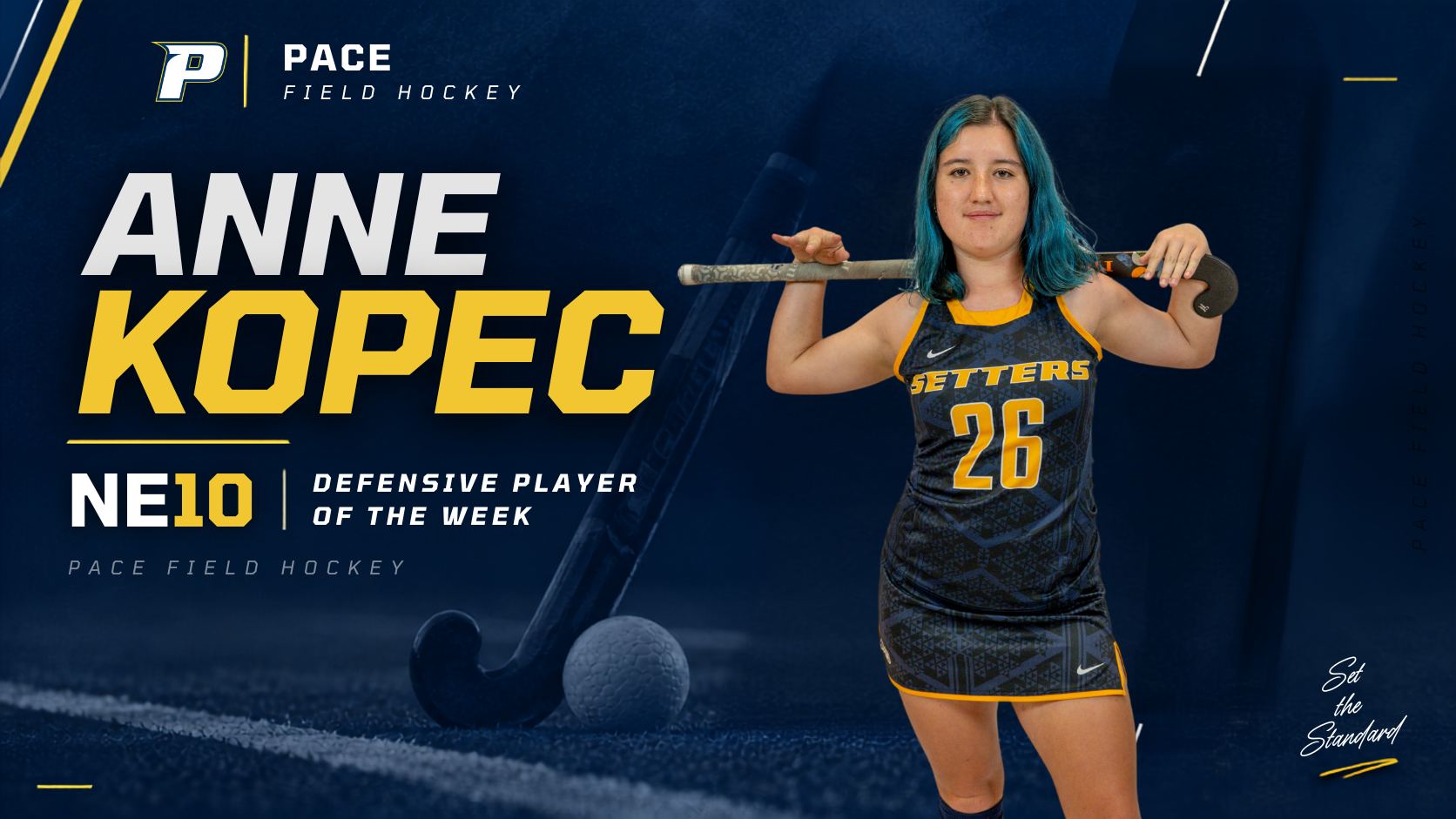 Anne Kopec Defensive Player of the week 9/7/26