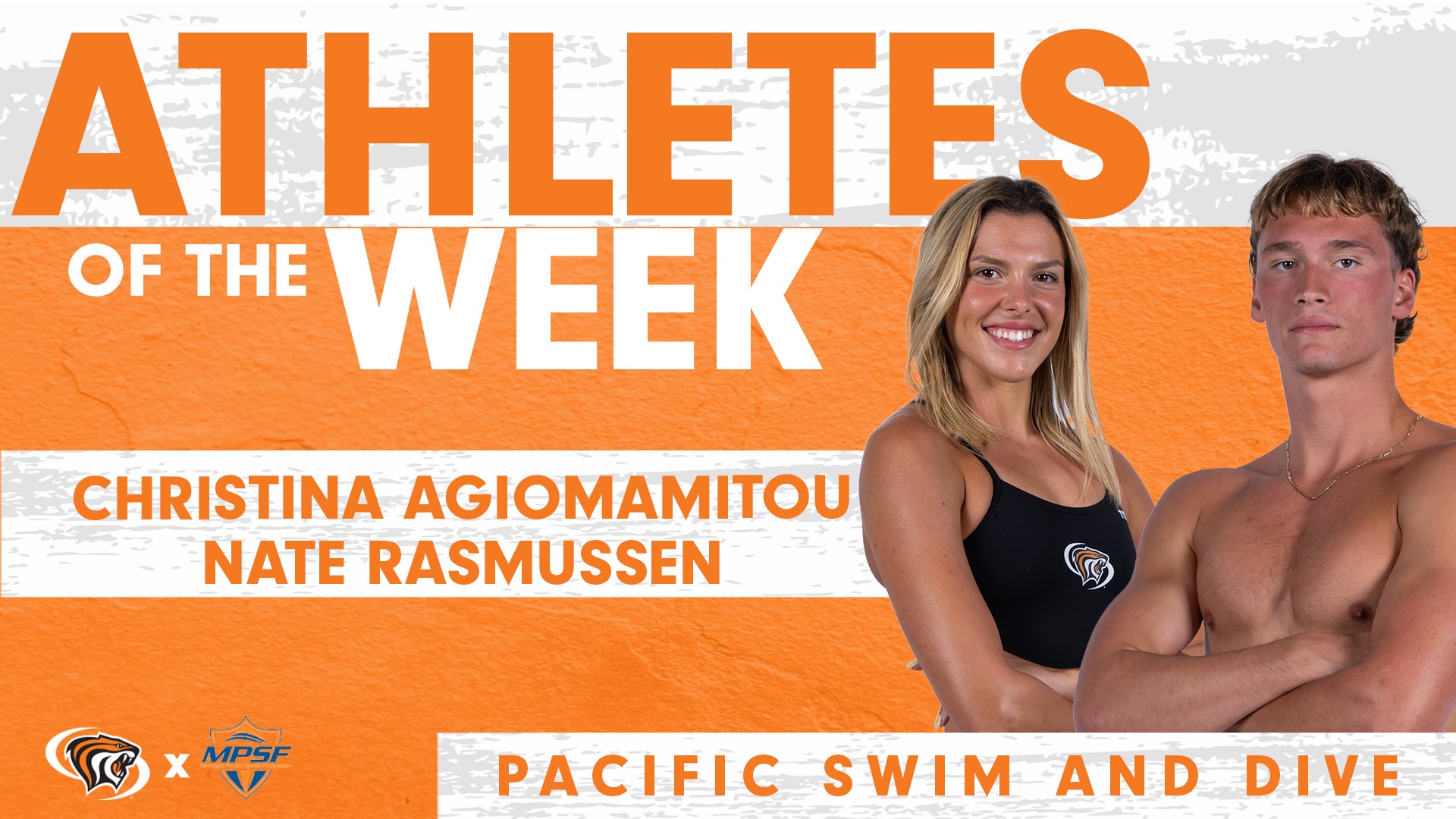 MPSF Athletes of the Week - Christina Agiomamitou & Nate Rasmussen