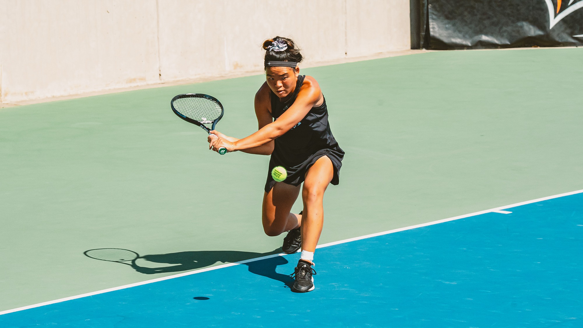 Leyanne Hirota backhand at PAC Invite 2026