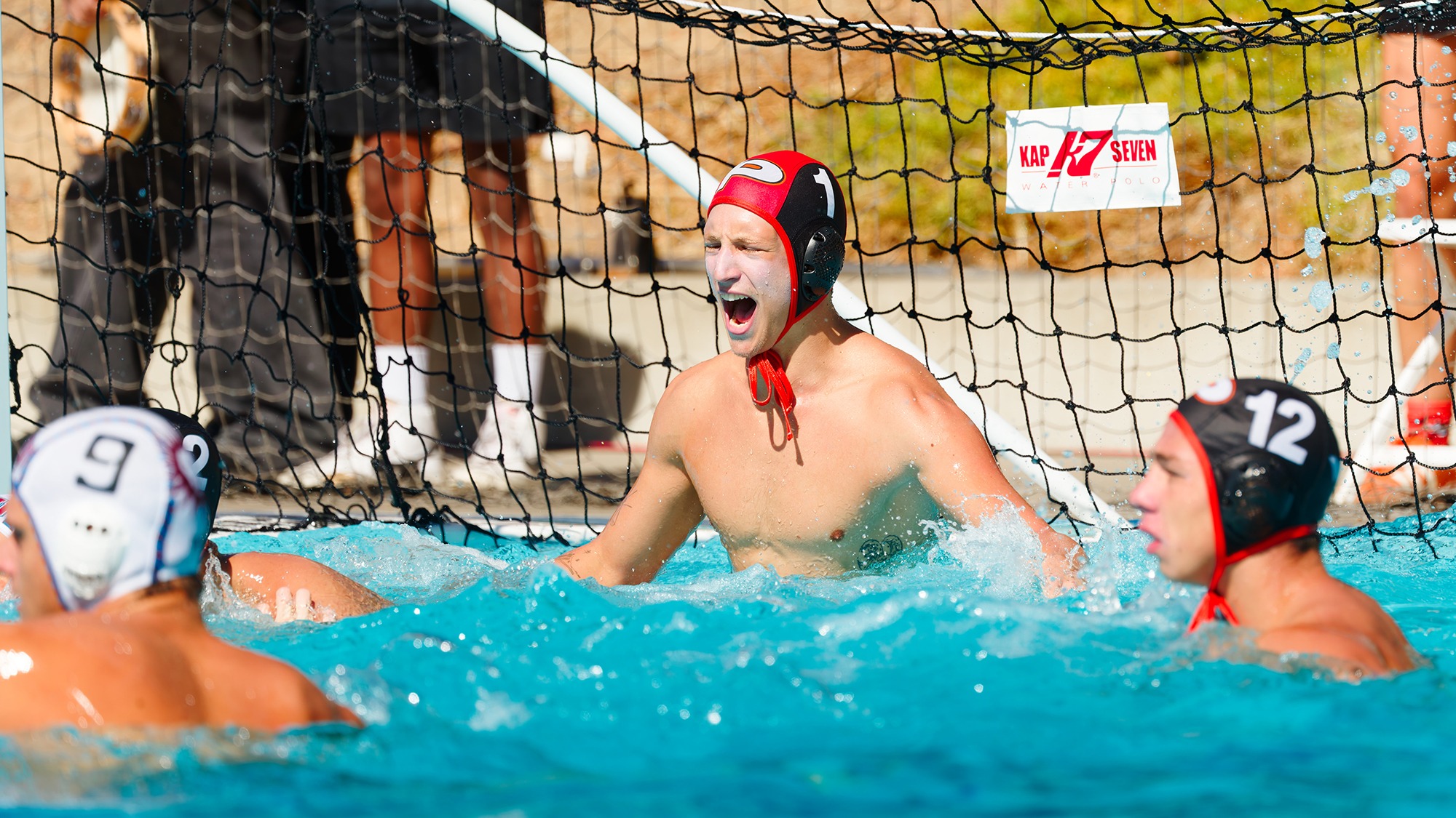 MWP Gergely Kiss celebrating vs. LMU 2026