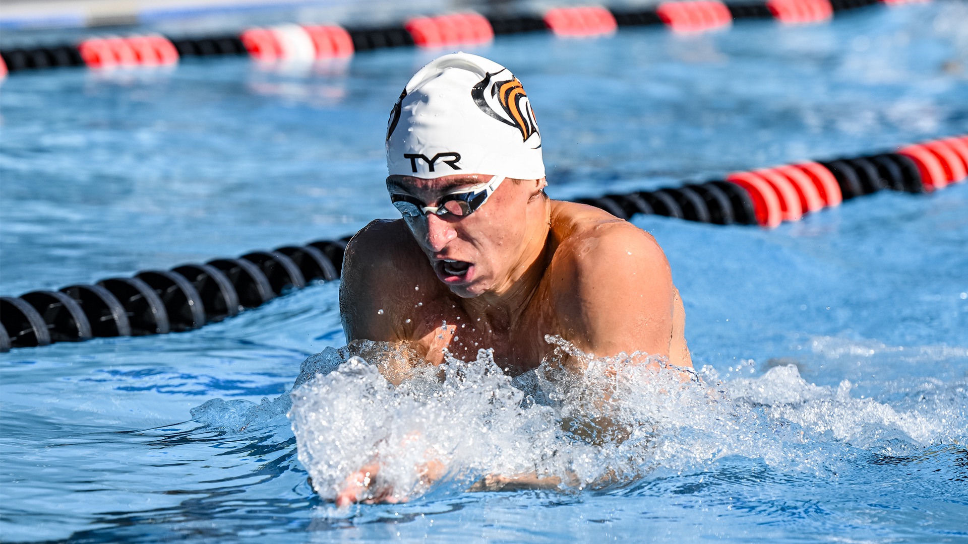 Pacific men's swimmer