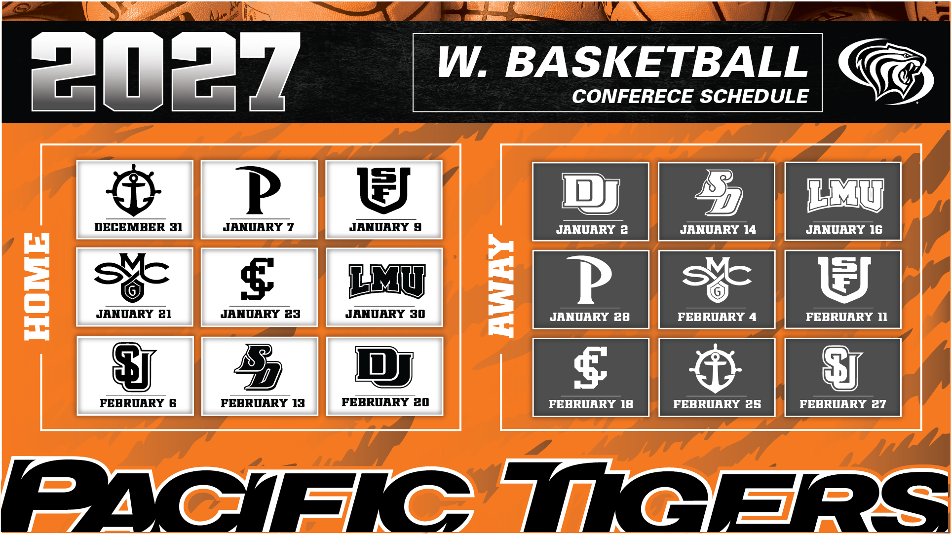 WBB CON Schedule 2026