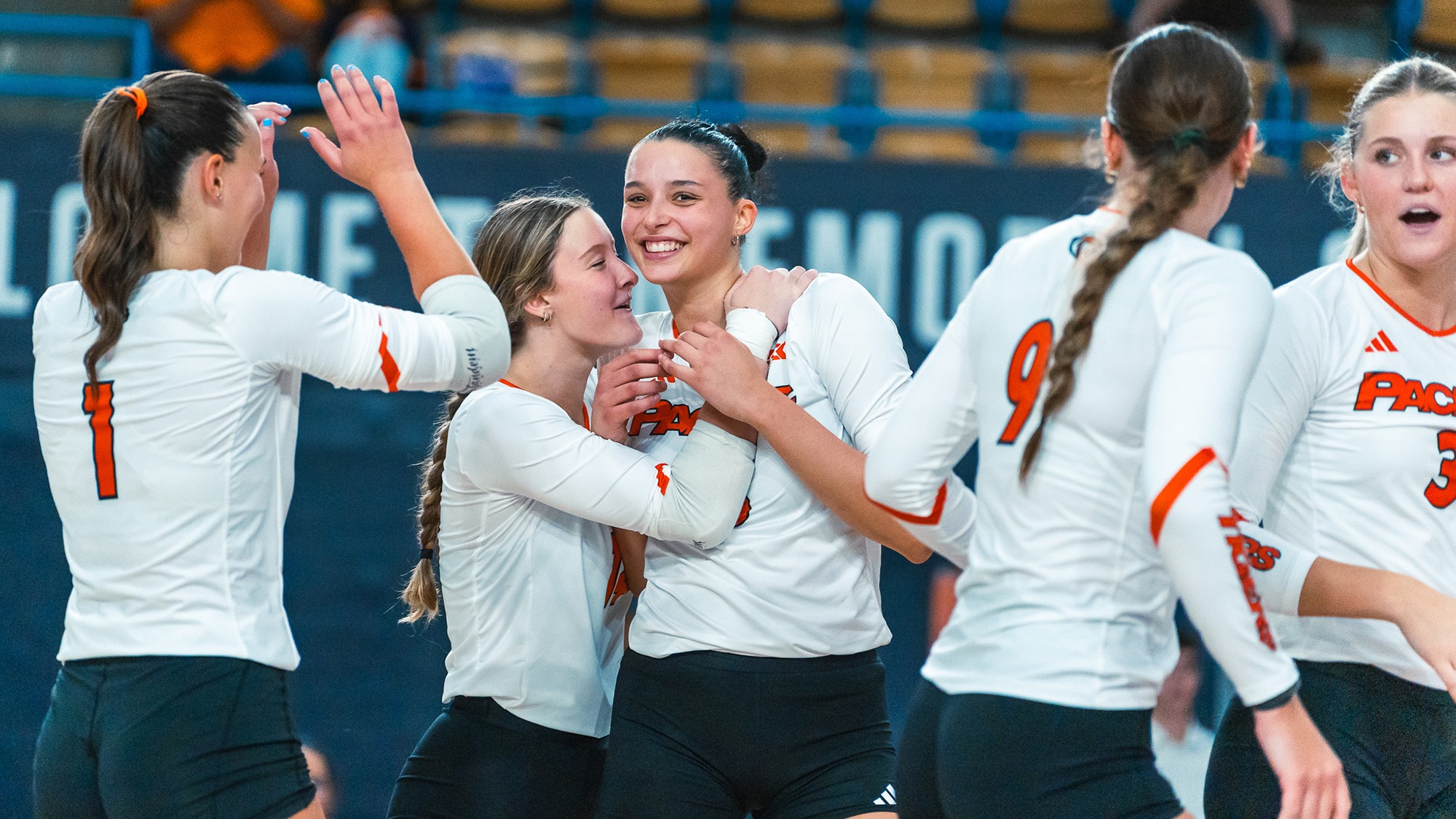 VB celebrating a point vs. UCSD 2026
