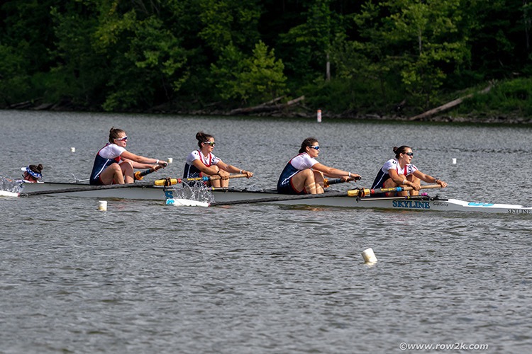 Abigail Boyer rowing
