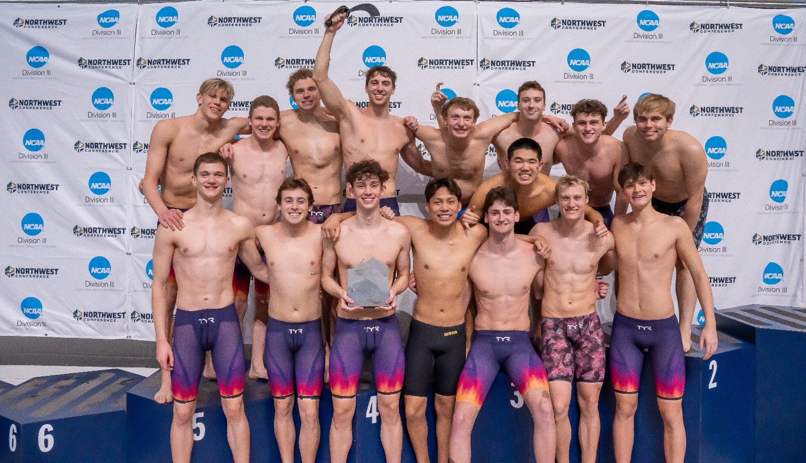 NWC swimming men's champions